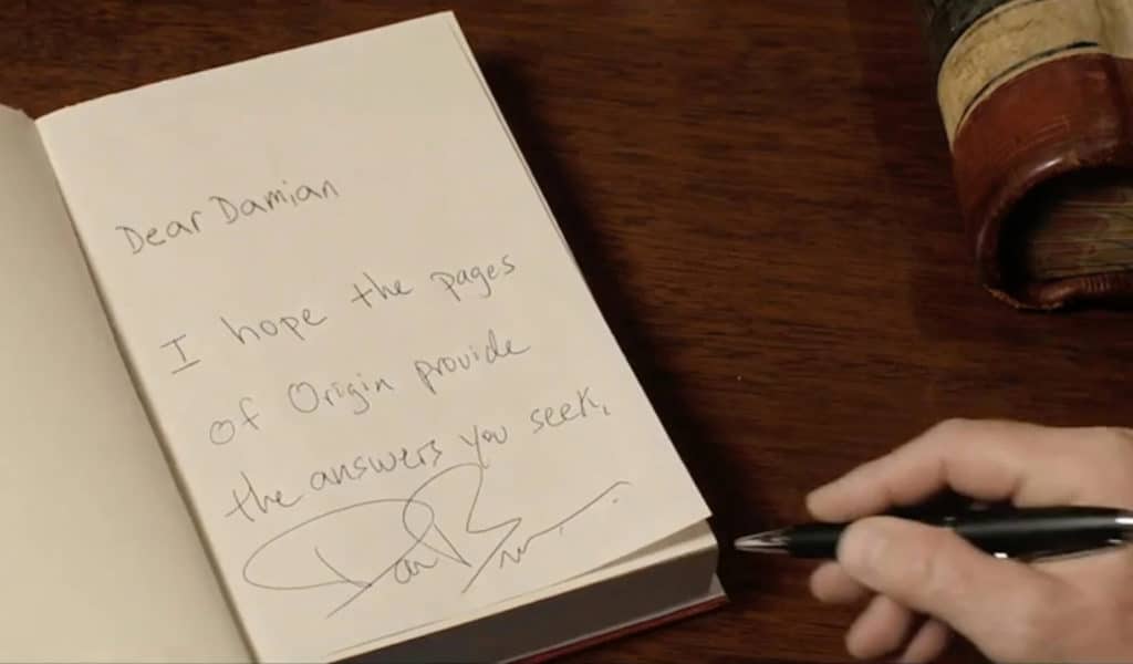 Dan Brown's Personalized Book Signing Video screenshot