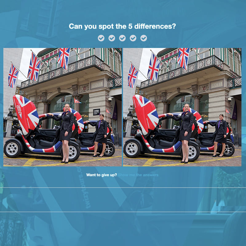 Spot the Difference Campaign designs
