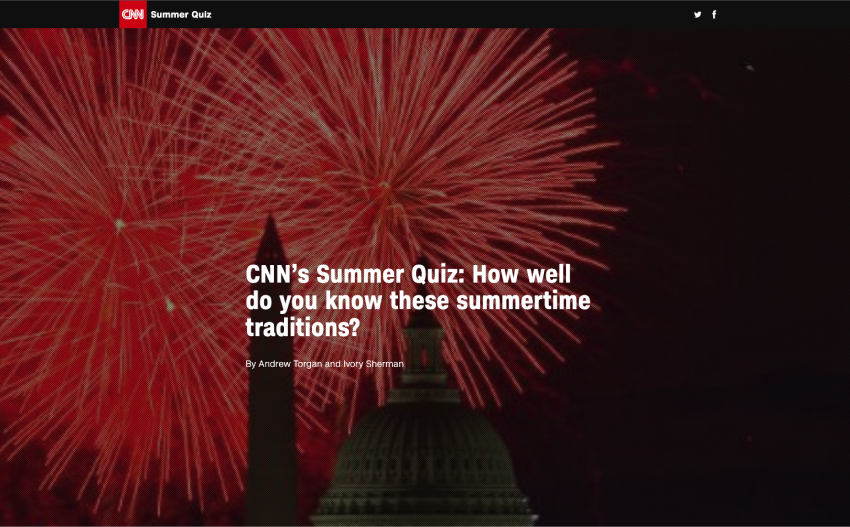 CNN summer quiz