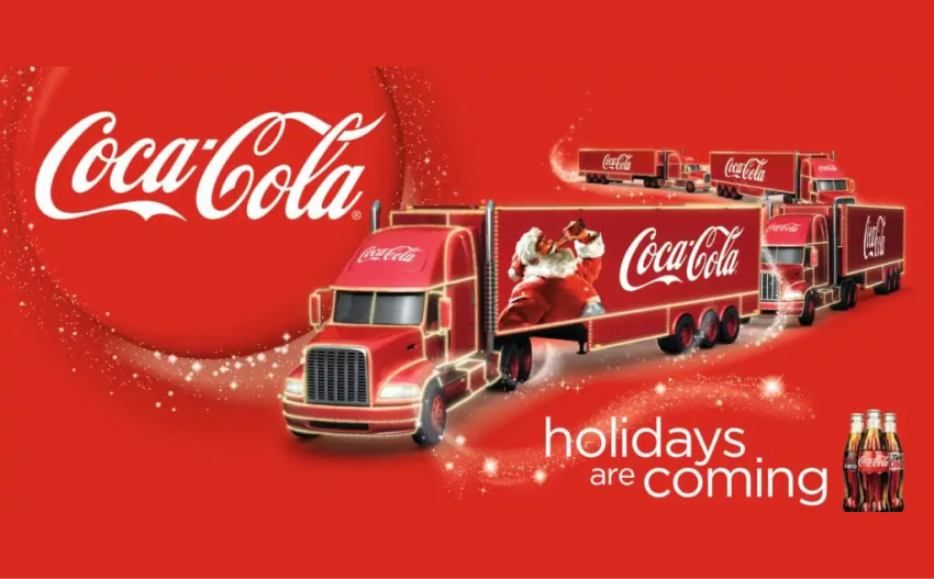 Coca Cola's Christmas caravan campaign