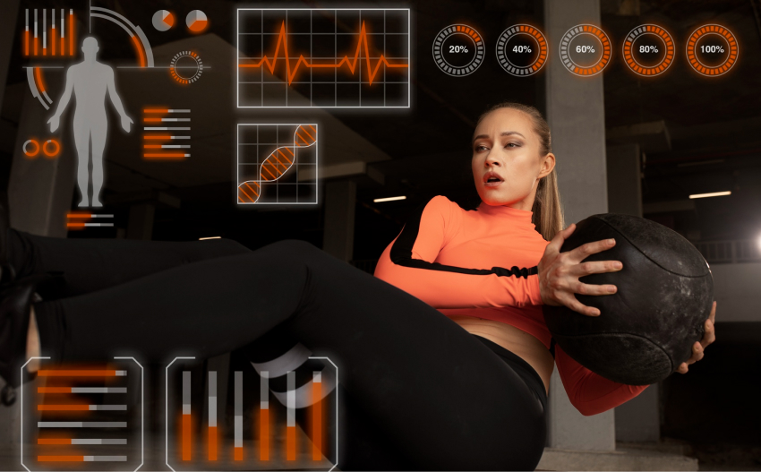 a person doing a digital health assessment