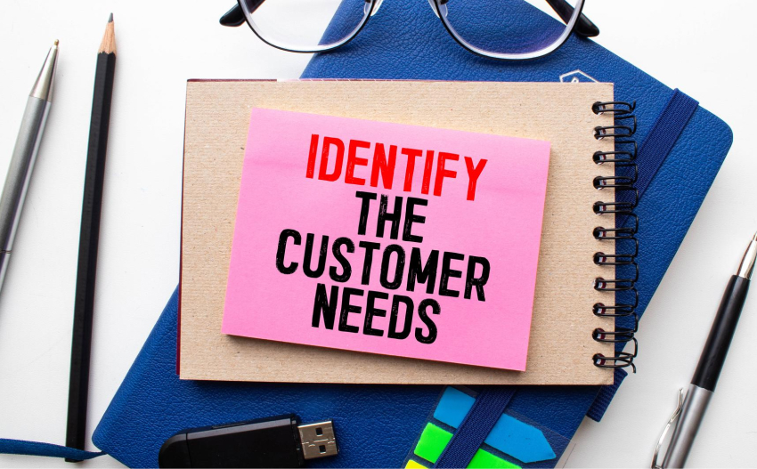 an image talking about customer needs