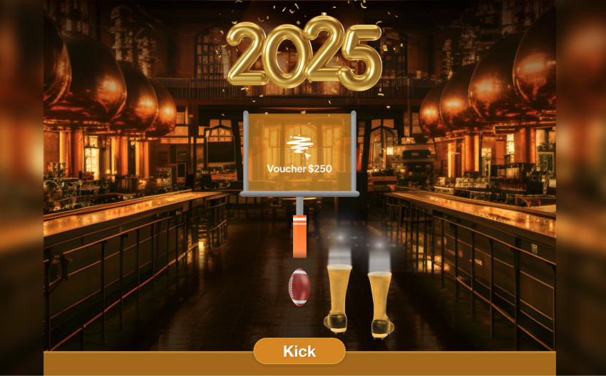 Game-based promotions 2025 kick ball