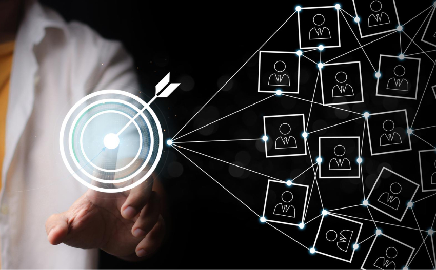 gamified lead generation: Targeted Digital Marketing Concept