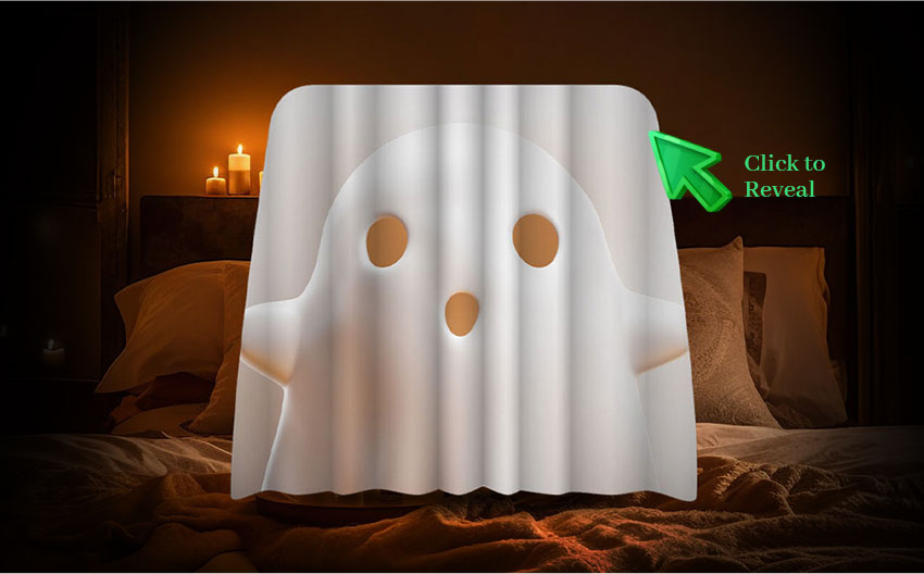 Halloween ghost reveal promotion game for partner promotion ideas
