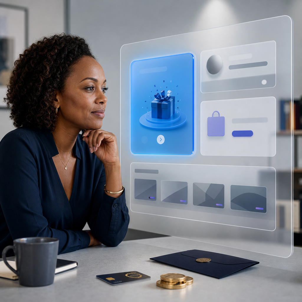 Channel partner viewing a personalized reward experience inside a portal