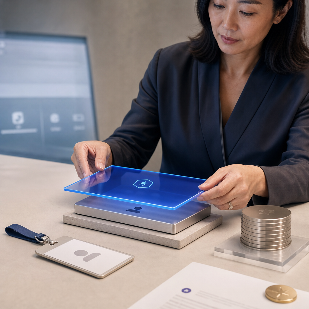 Partner identity and points card connecting an existing portal to a rewards platform