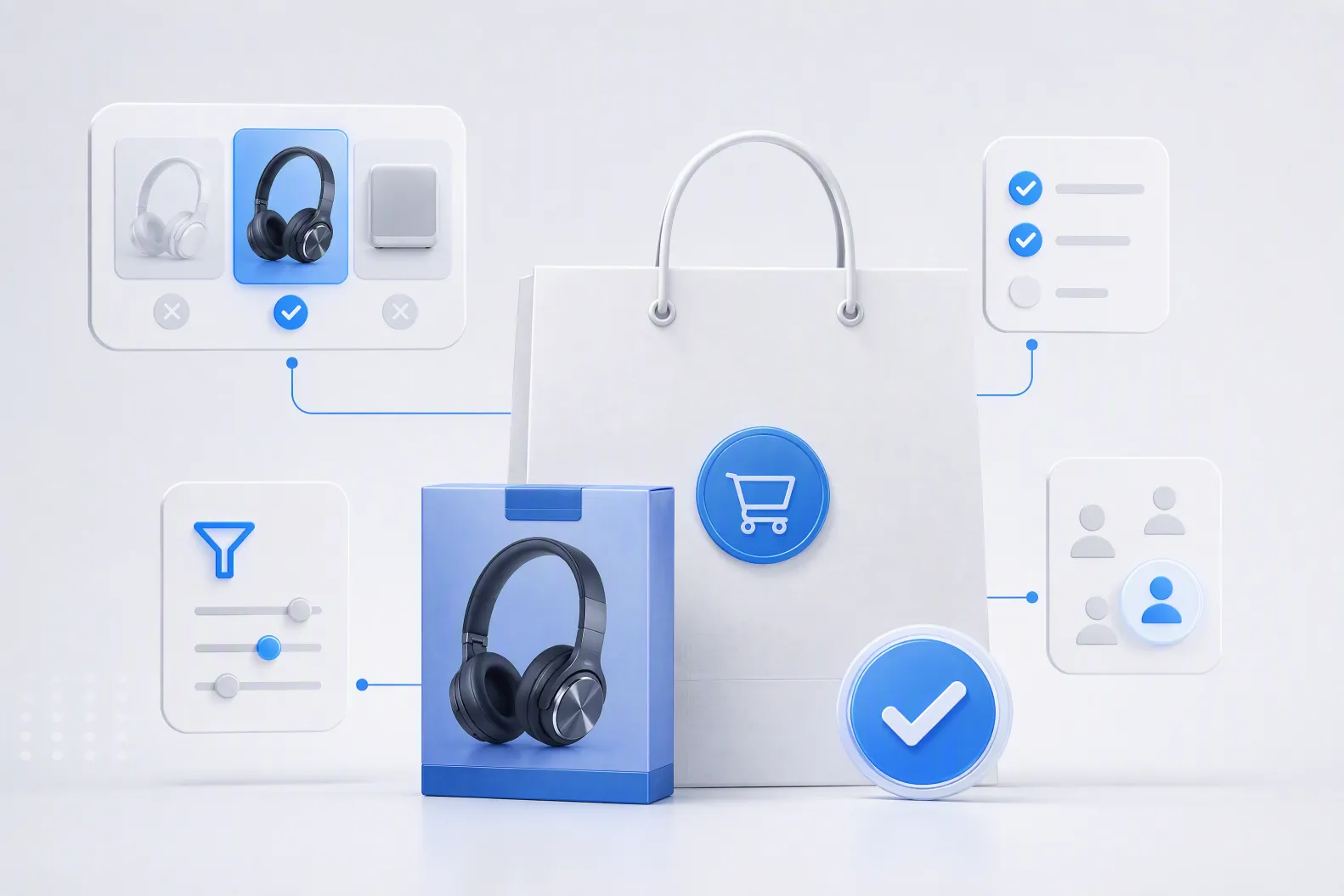 Purchase data used to define the right post-purchase audience.