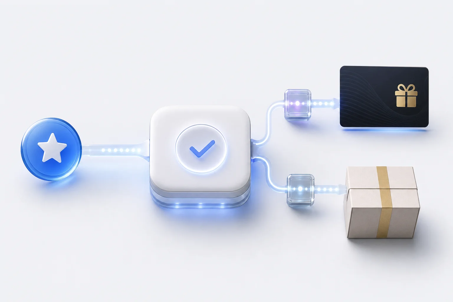 Automated delivery routes for digital and physical partner rewards