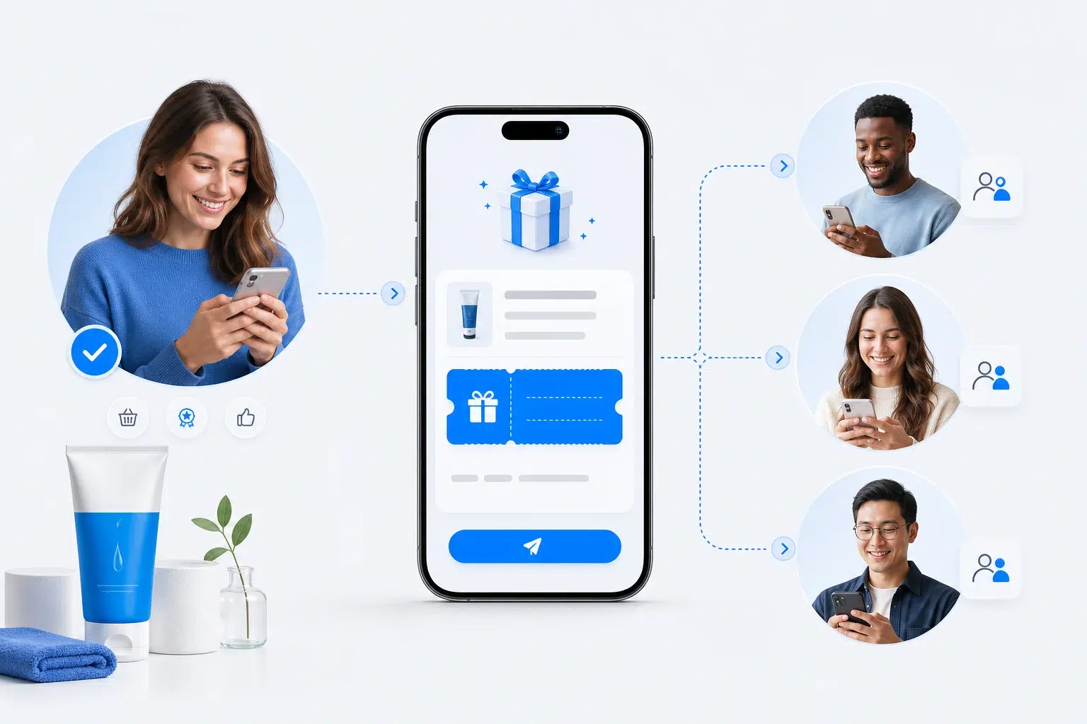 Verified buyer reward leading to relevant consumer audiences.
