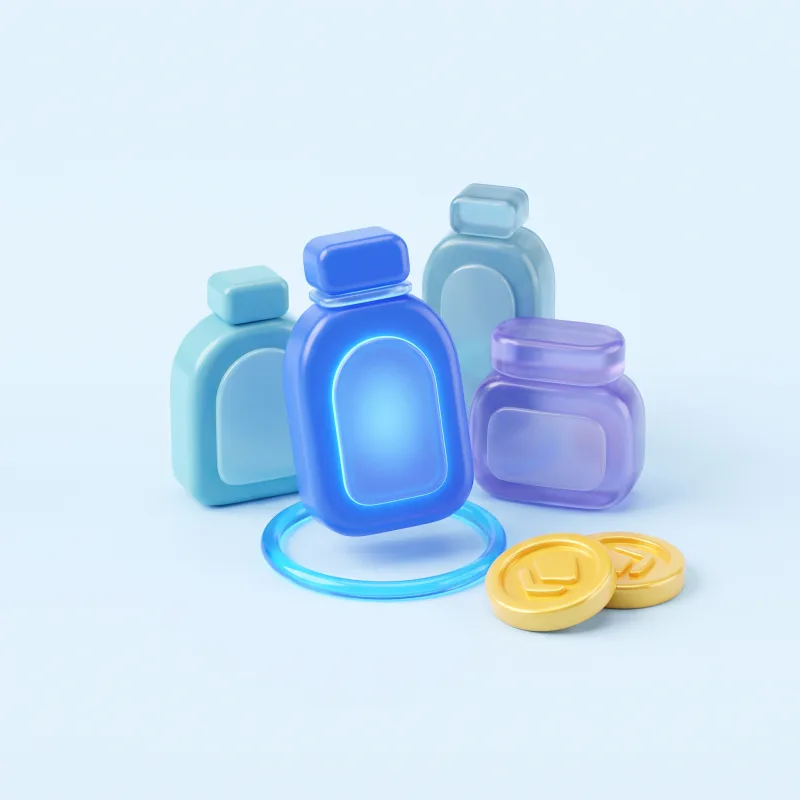 Priority product range highlighted with purchase rewards.