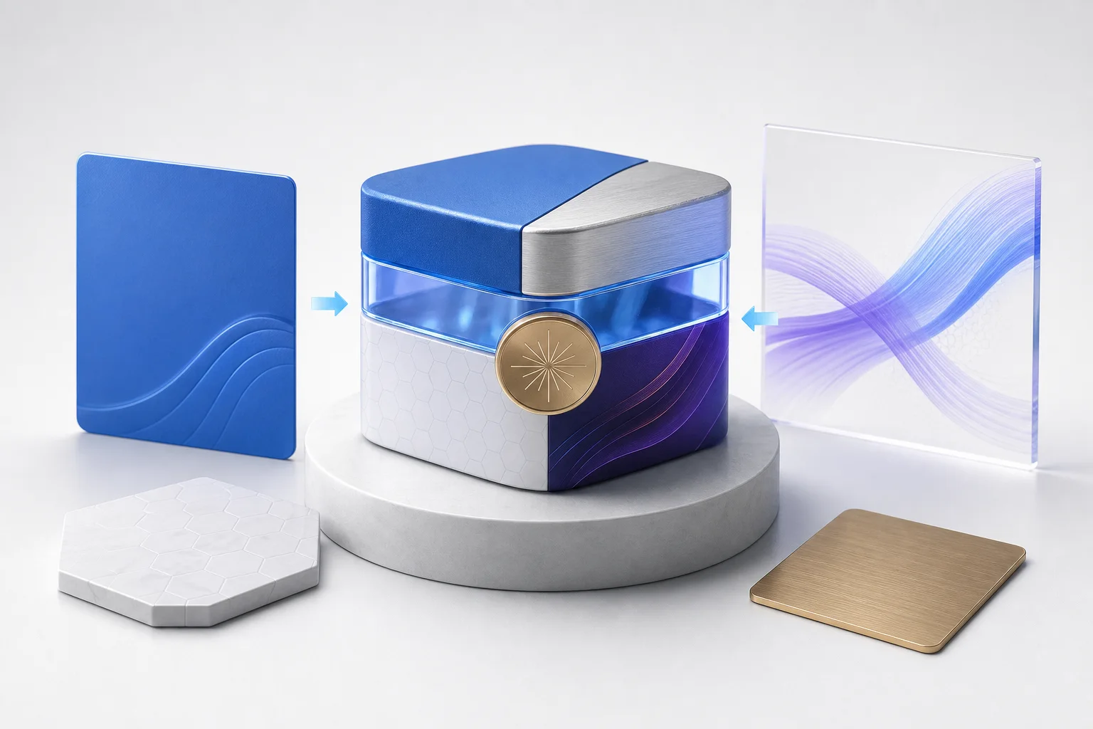 Branded game components combining into a customized instant-win experience