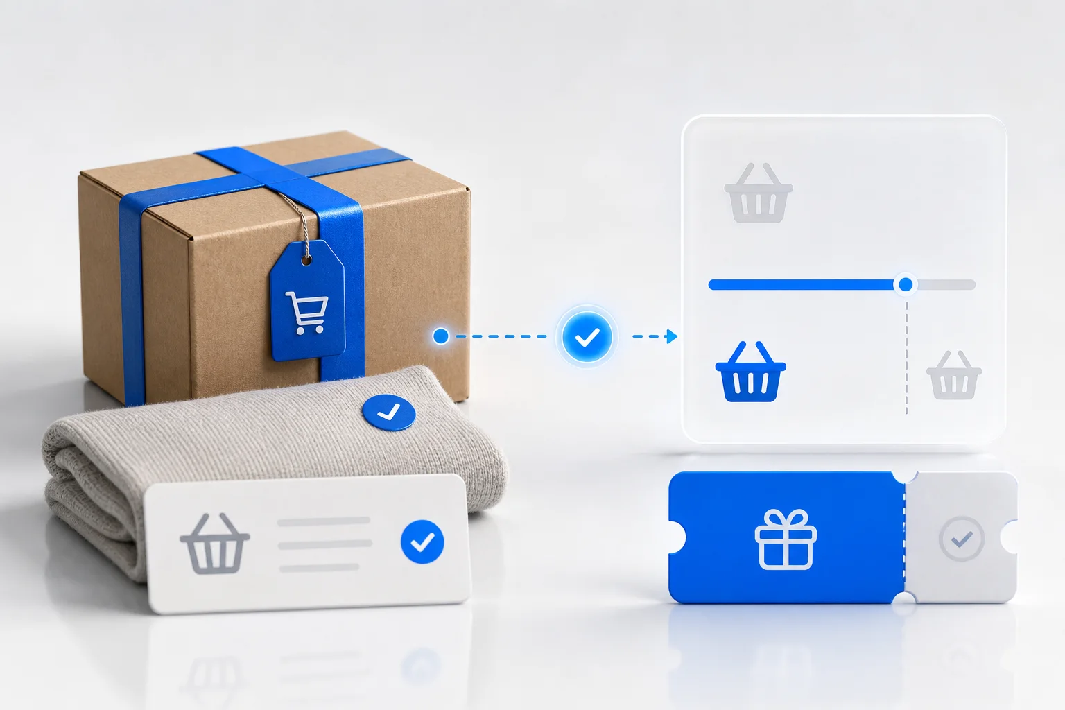 Completed Shopify order checked against the qualifying basket-value threshold.