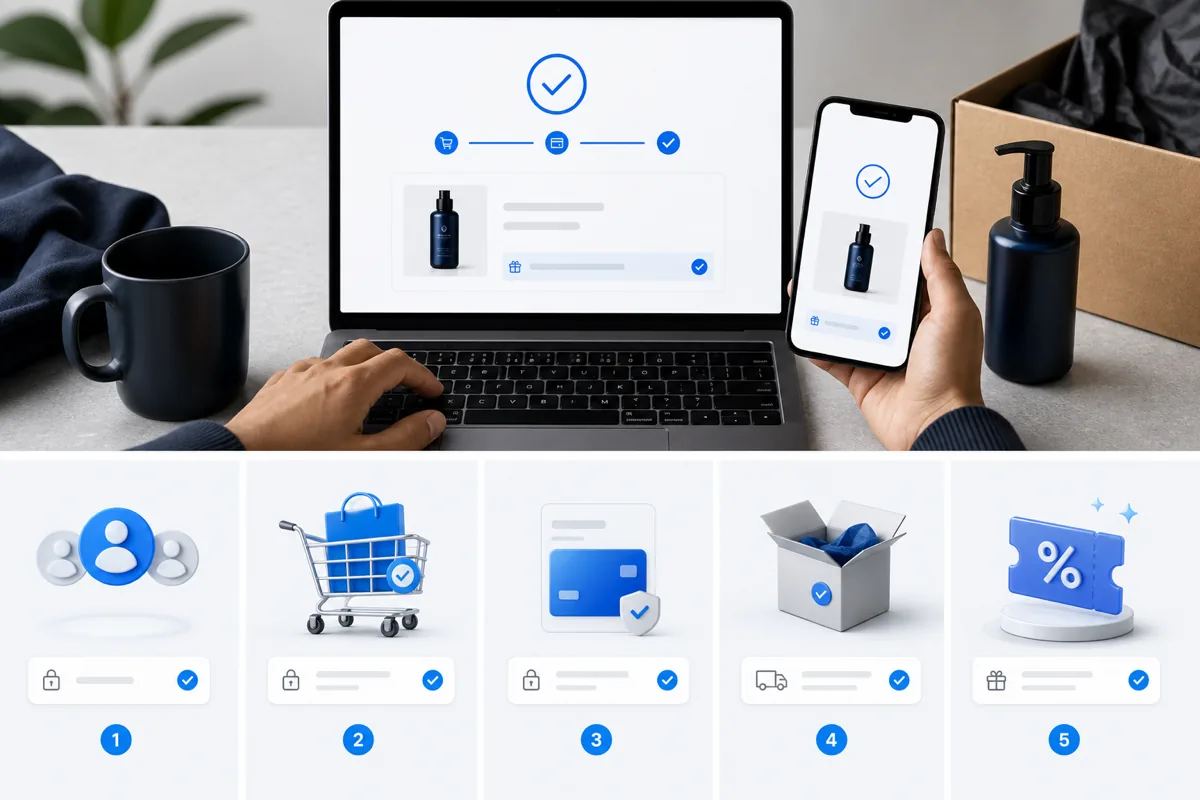 Ecommerce purchase journey used to identify when a previous customer has lapsed