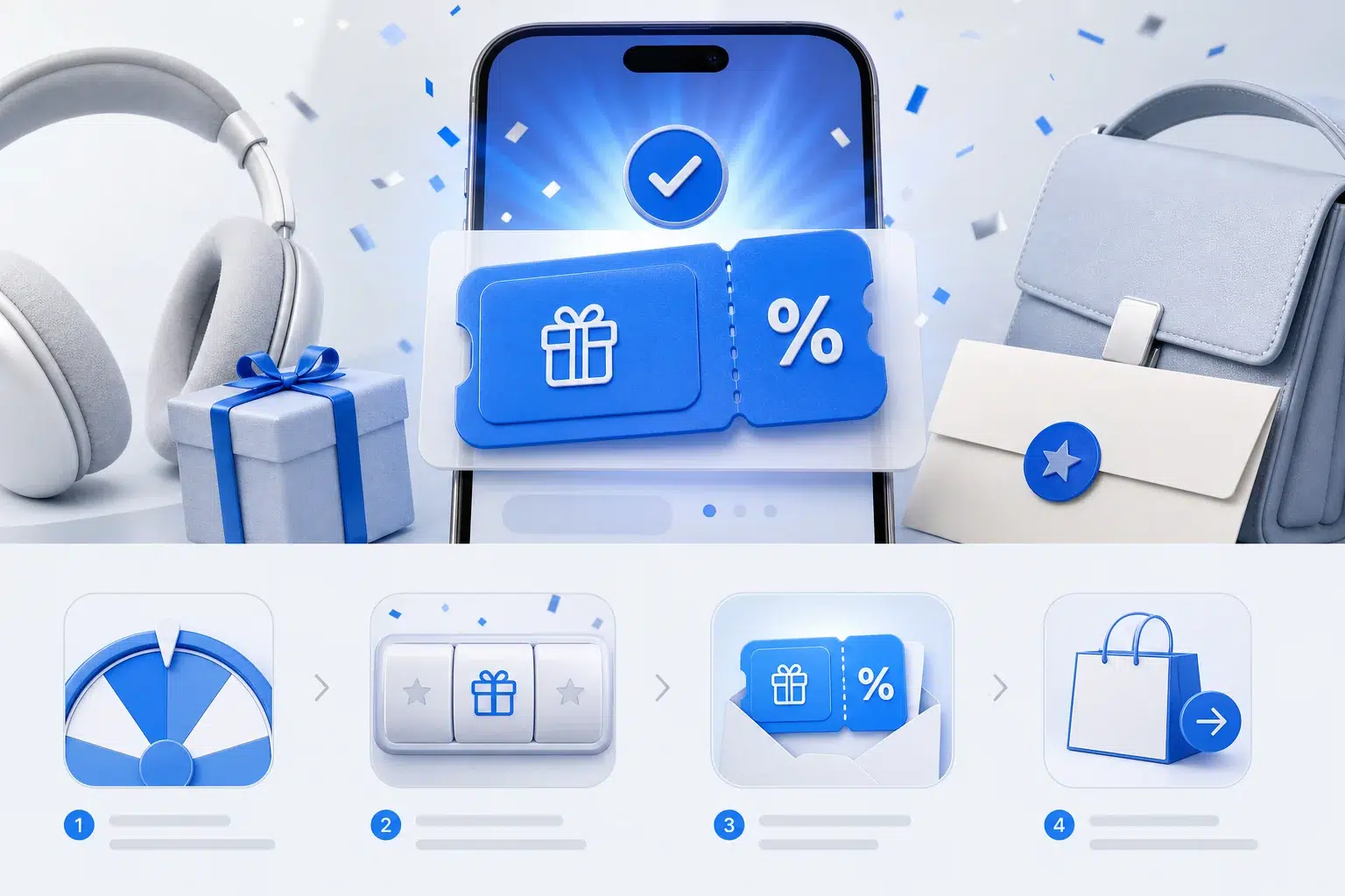 Personalized discount reward revealed on a mobile ecommerce experience