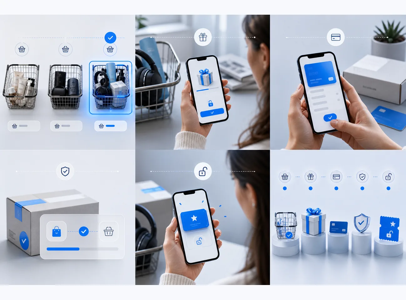 Customer reward journey from selected products to a verified offer