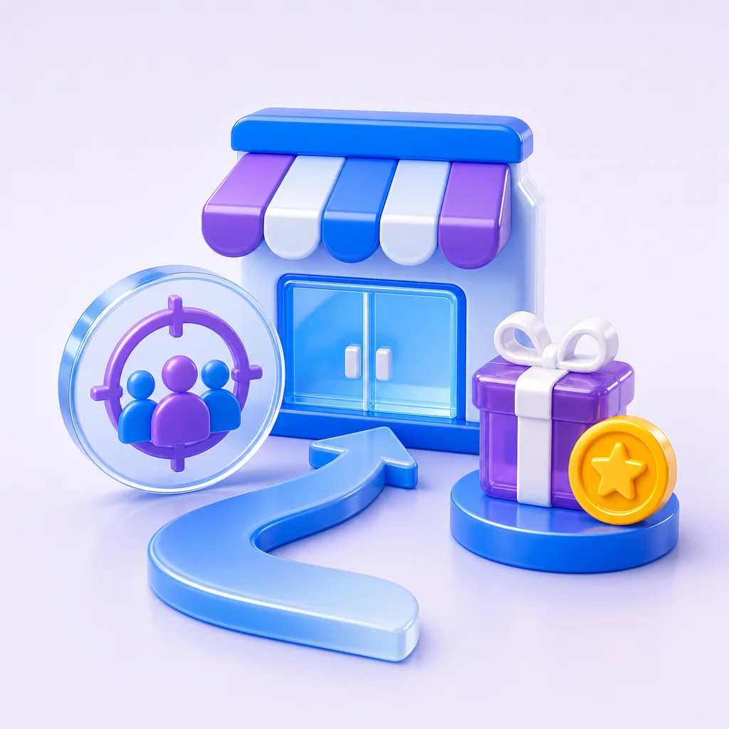 New shopper audience directed toward a retail store