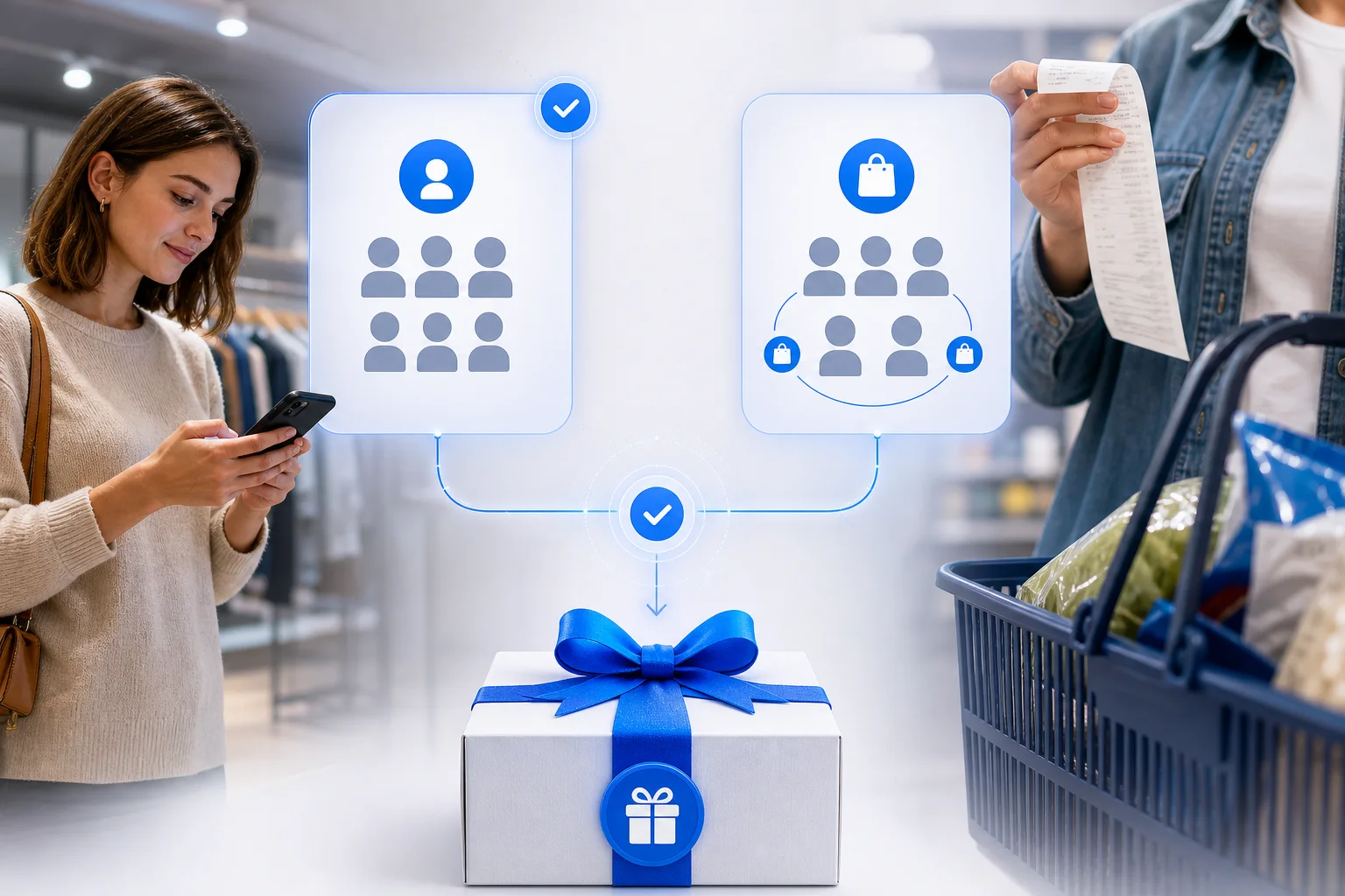 Select eligibility from owned customer data or shared RunnyHoney receipt activity