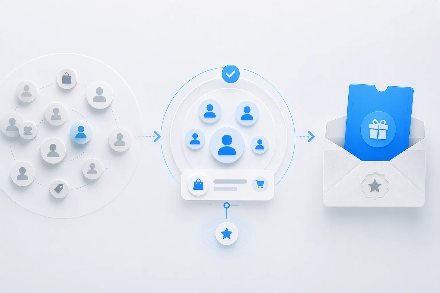 Relevant shopper audience selected for a targeted retail reward
