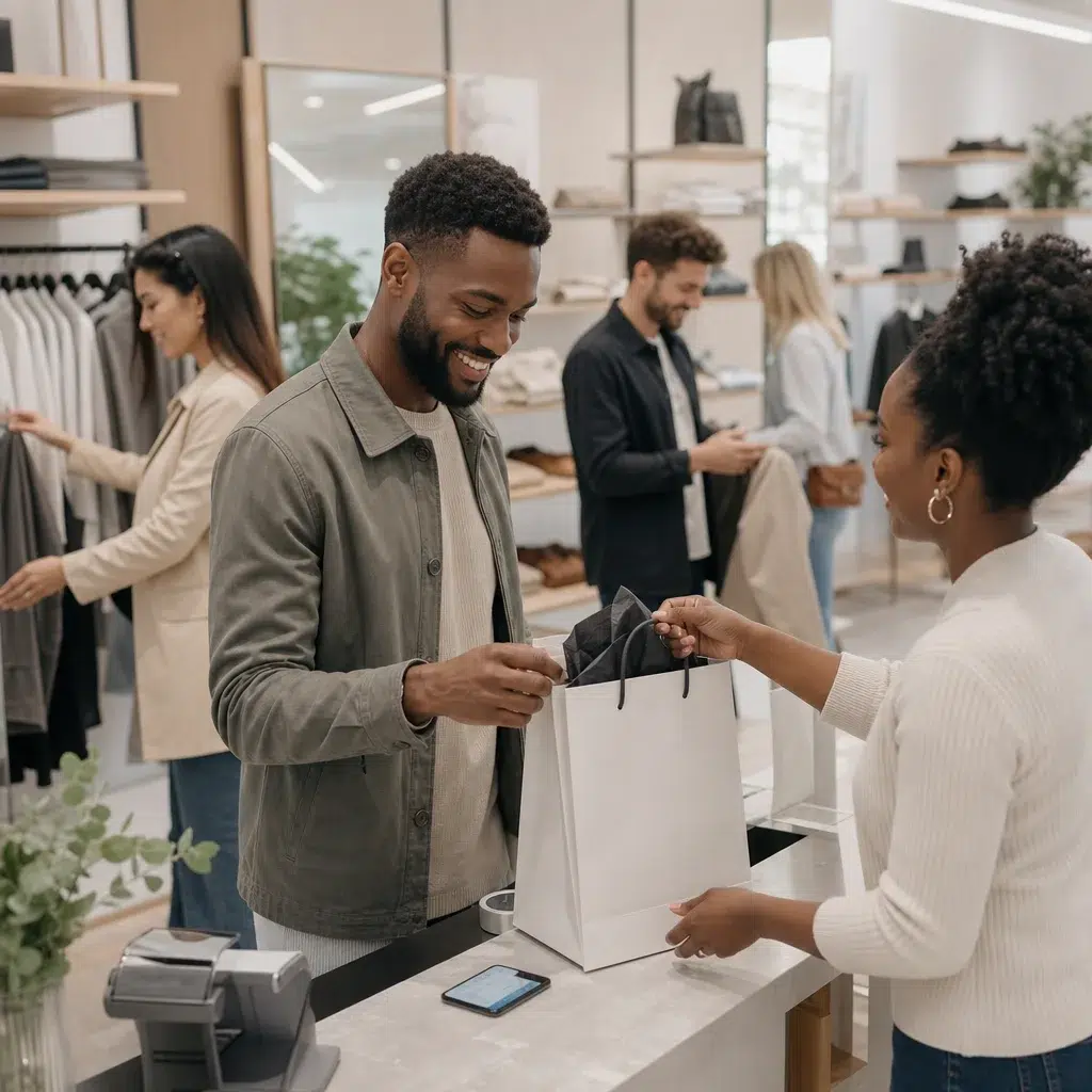 Retail checkout representing the qualifying purchase rules controlled by the campaign