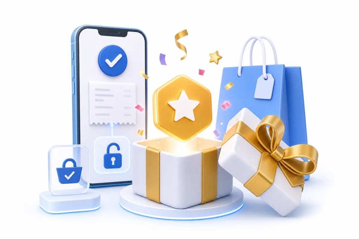 Reward experience unlocking after the qualifying product purchase