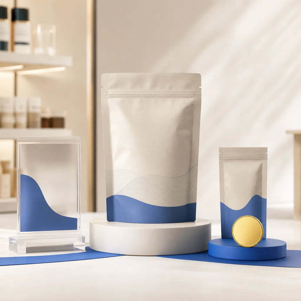 Retail product packaging displayed for a supplier-funded promotion