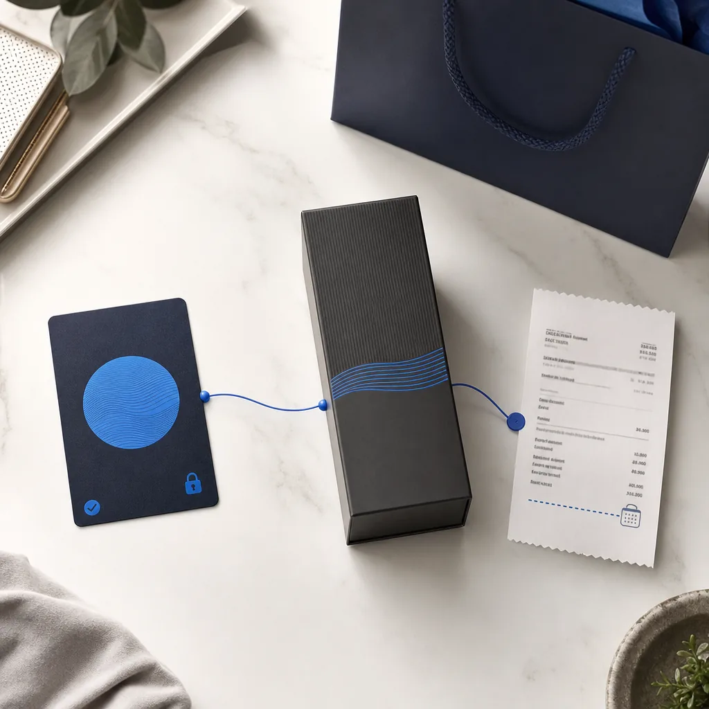 Unique offer token connecting a retail product purchase to a transaction receipt