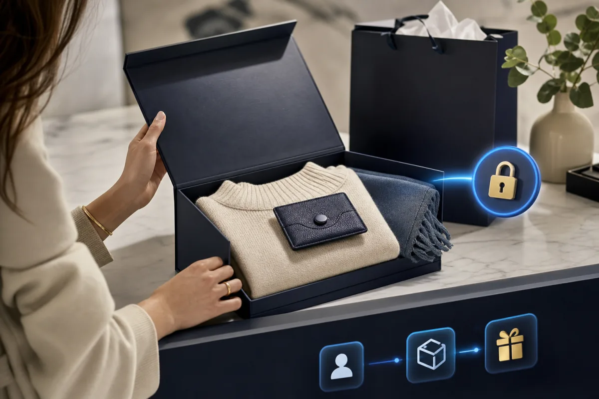 Private retail product bundle protected behind an exclusive offer