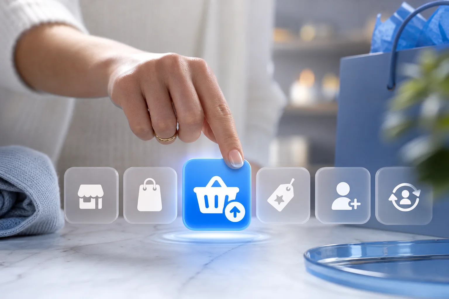 Retail campaign objectives including visits, sales and customer growth