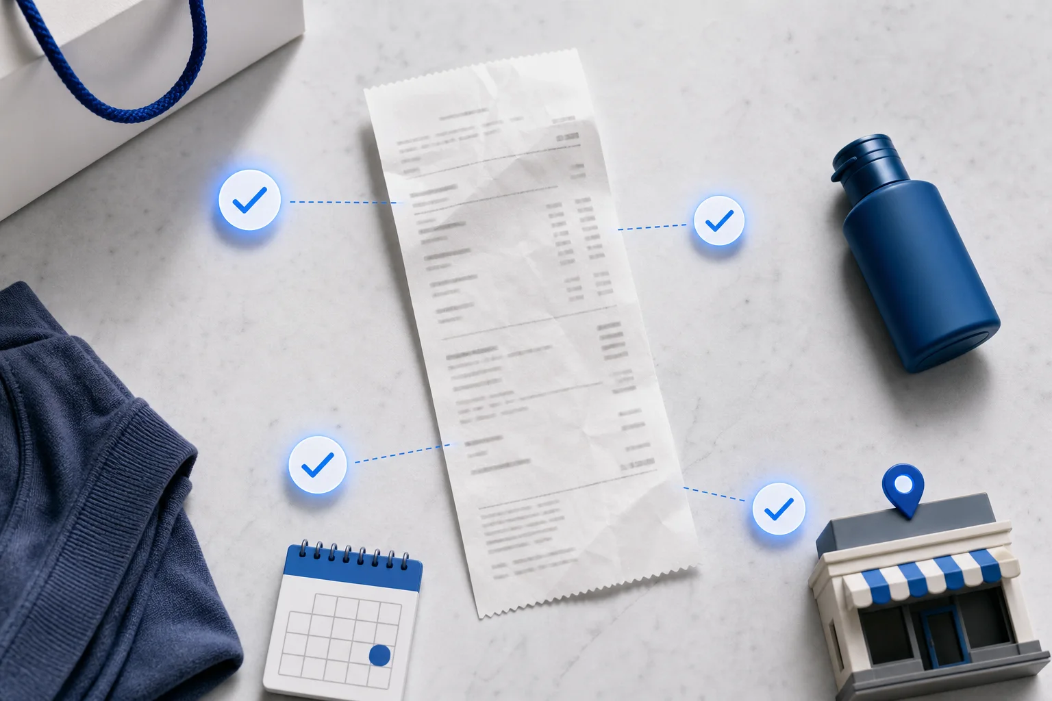 Receipt criteria for product, store, location and campaign date