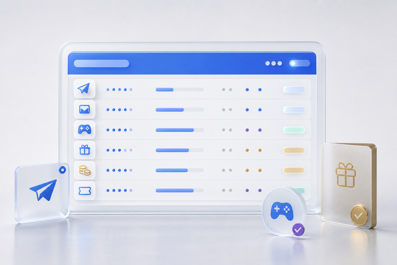 Partner portal dashboard showing invited games, points and rewards