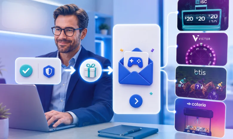 Secure invitation and automated game reward journey for channel sellers