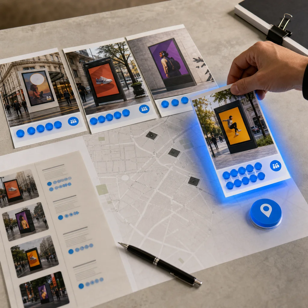 Outdoor advertising location performance insights used for campaign planning