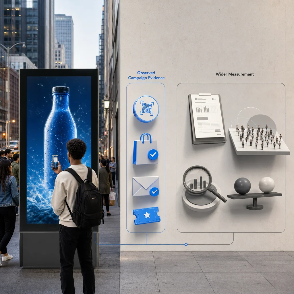 Outdoor campaign evidence compared with wider advertising measurement methods