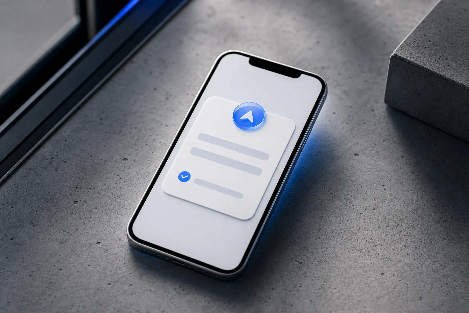 Mobile form representing a completed promotional action