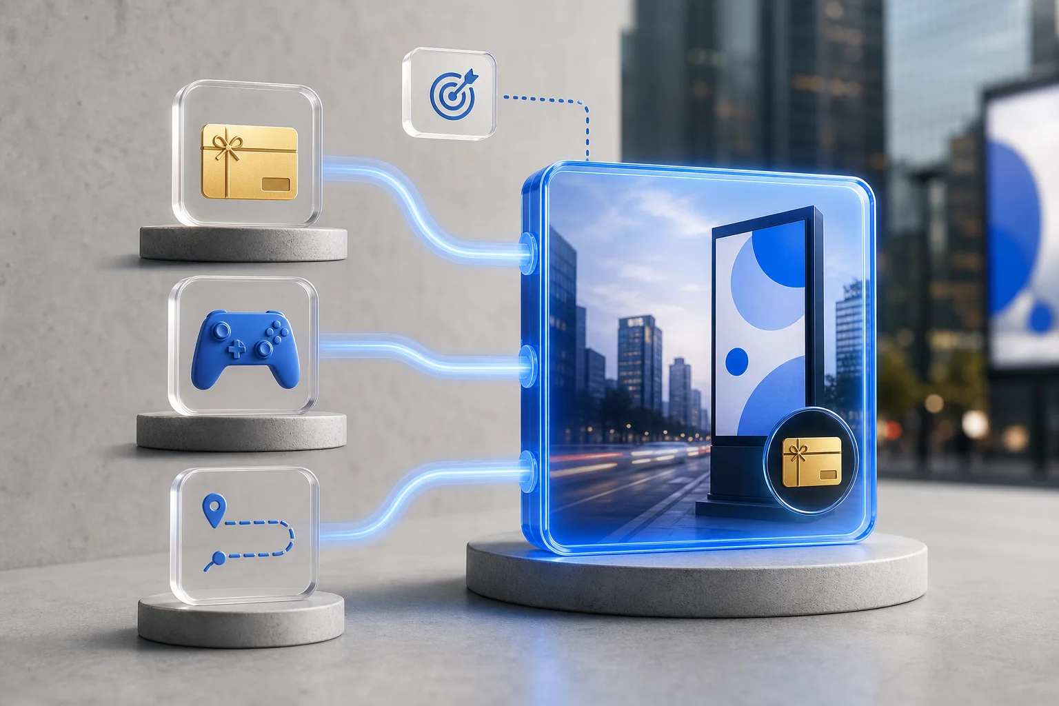 Outdoor promotion shaped around an incentive, game mechanic and location journey