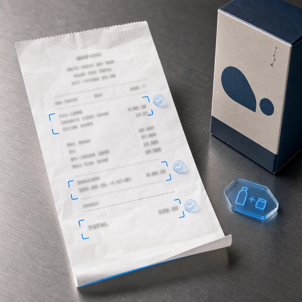 Customer receiving a branded digital reward after a verified purchase