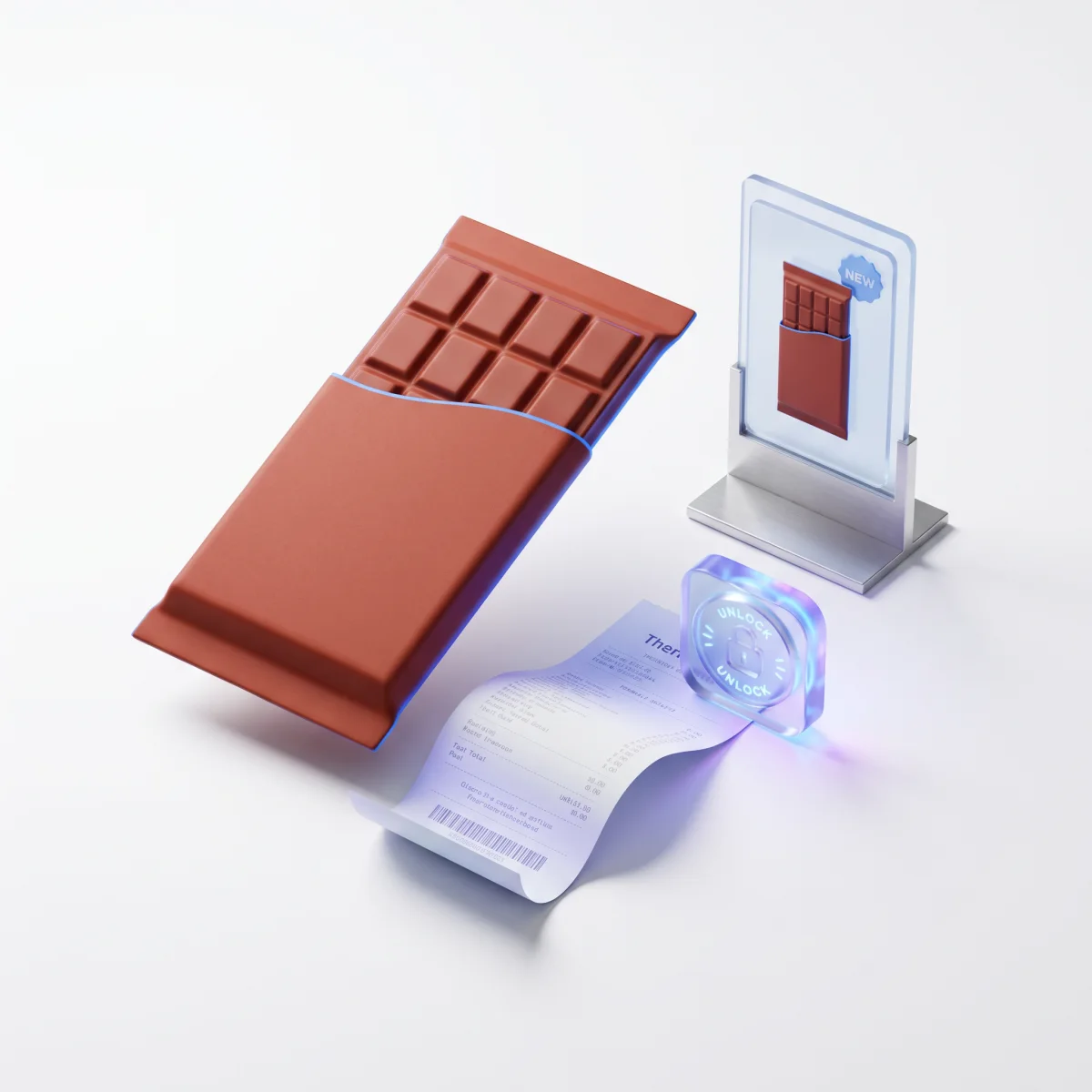 New chocolate product trial unlocked after a verified purchase