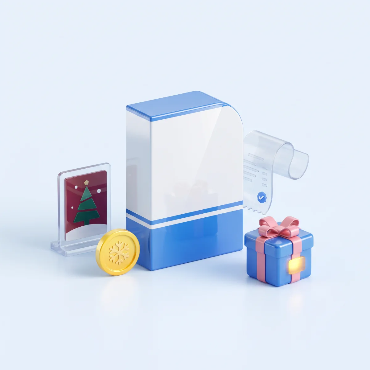 Seasonal outdoor promotion connecting a qualifying purchase to a reward