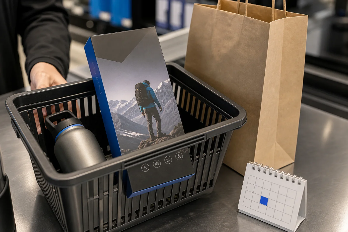 Customer purchasing the promoted product from an eligible retailer