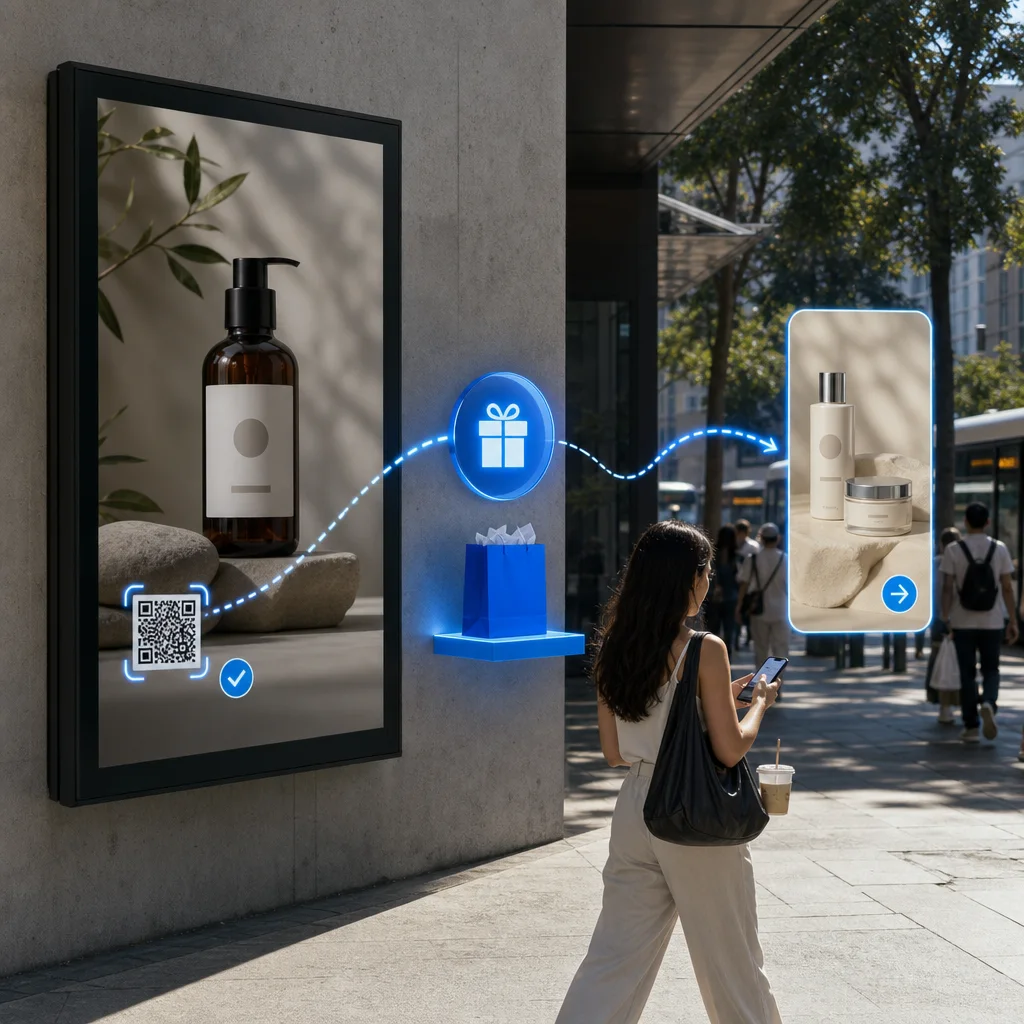 Verified product purchase leading to a follow-on offer on mobile