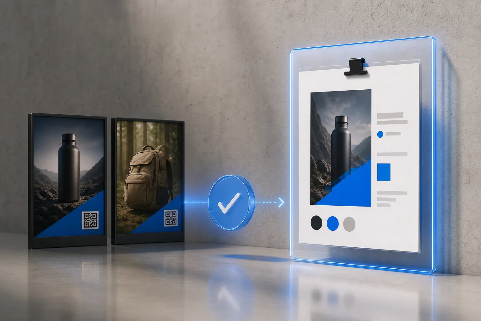 Winning outdoor creative and offer variant applied to a future campaign brief
