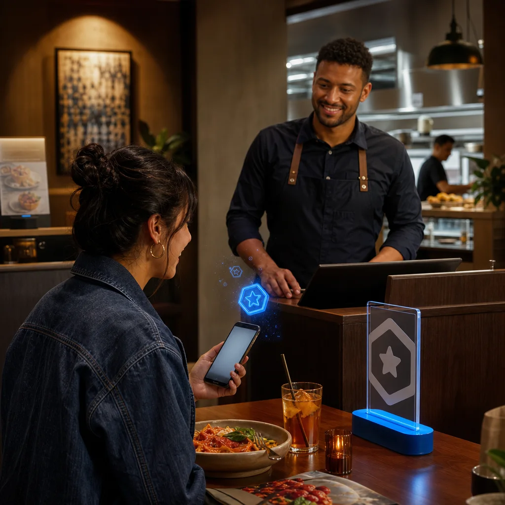 Centrally controlled restaurant franchise promotion activated locally