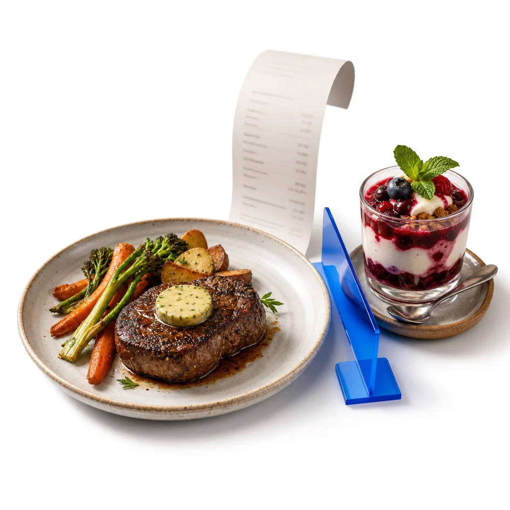 Restaurant promotion designed to increase average check size.