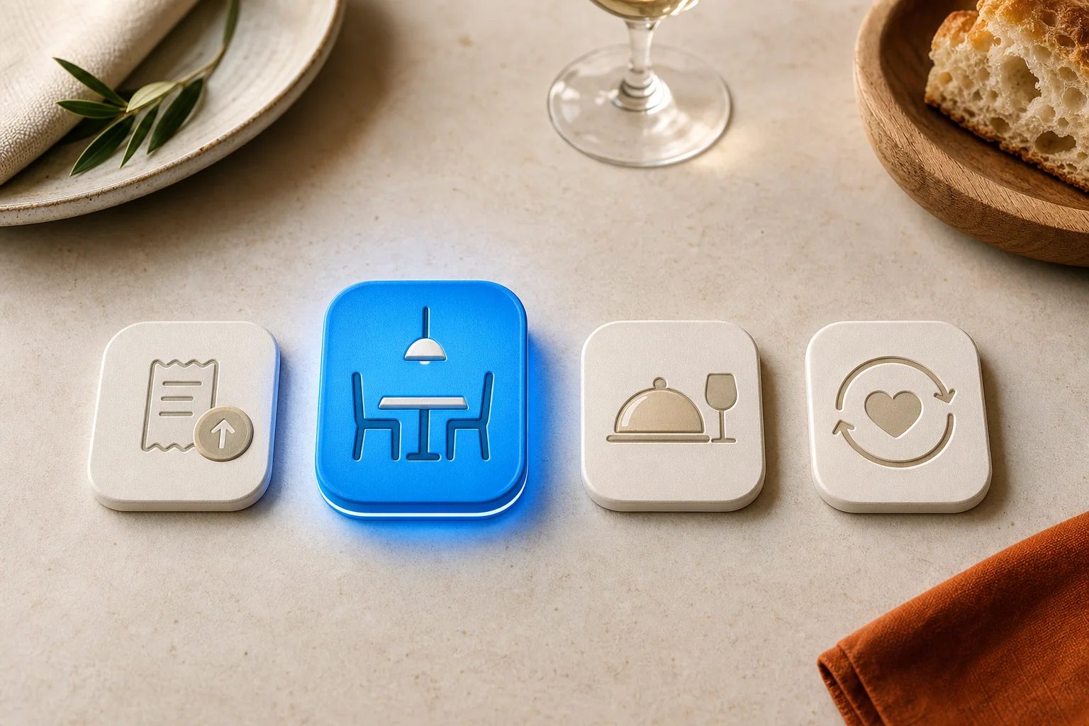 Restaurant campaign setup for choosing the commercial outcome.