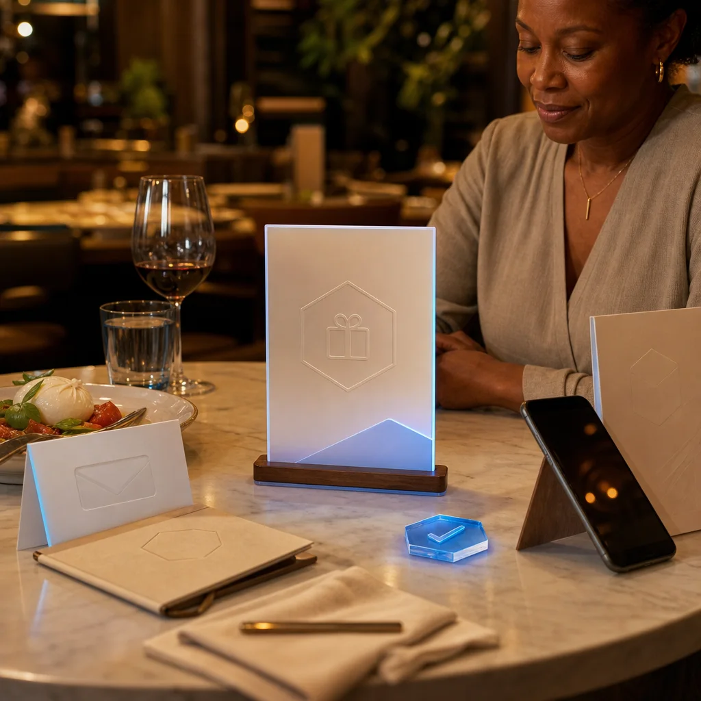 Restaurant promotion shared with an existing customer audience.