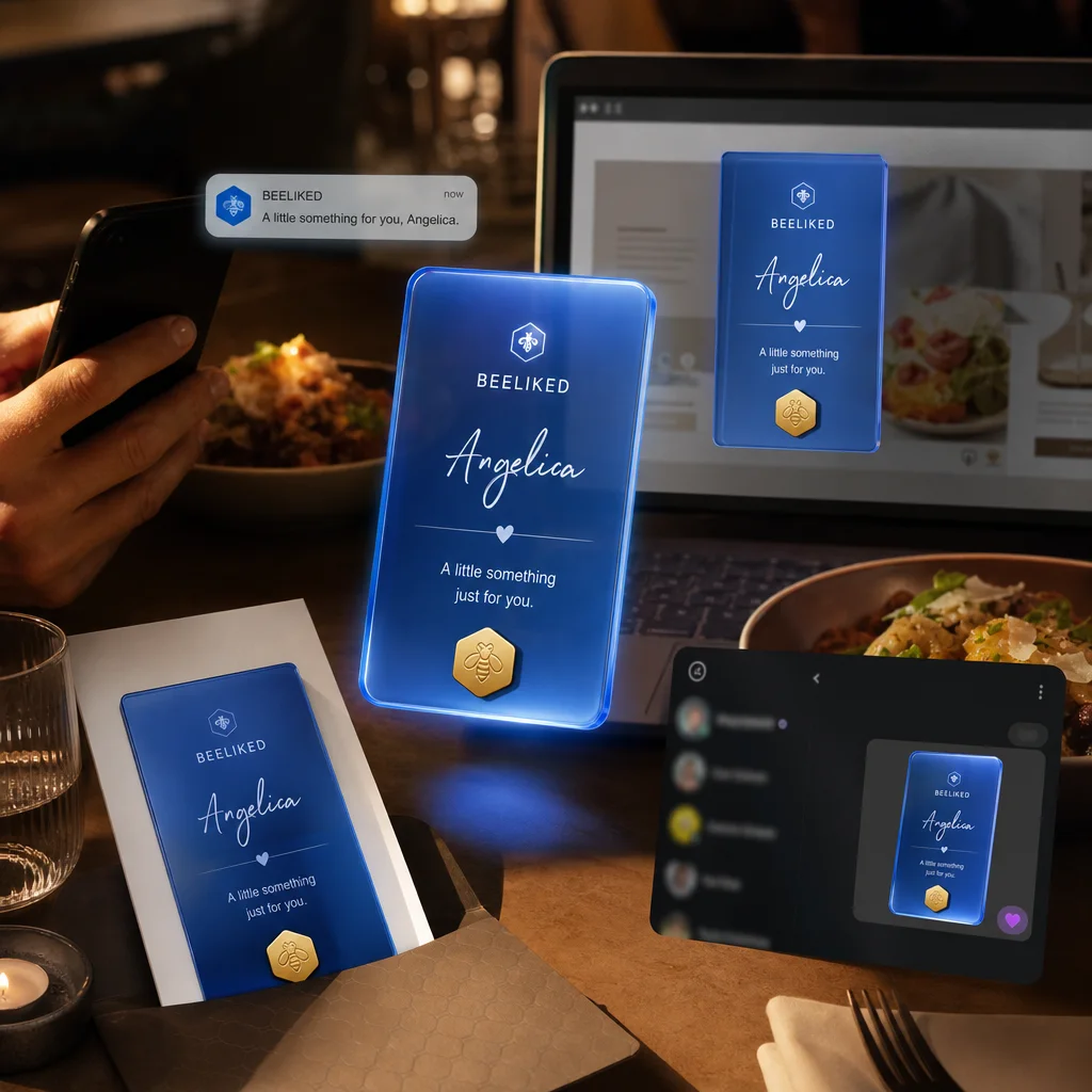 Personalized restaurant loyalty experience connected to customer response.