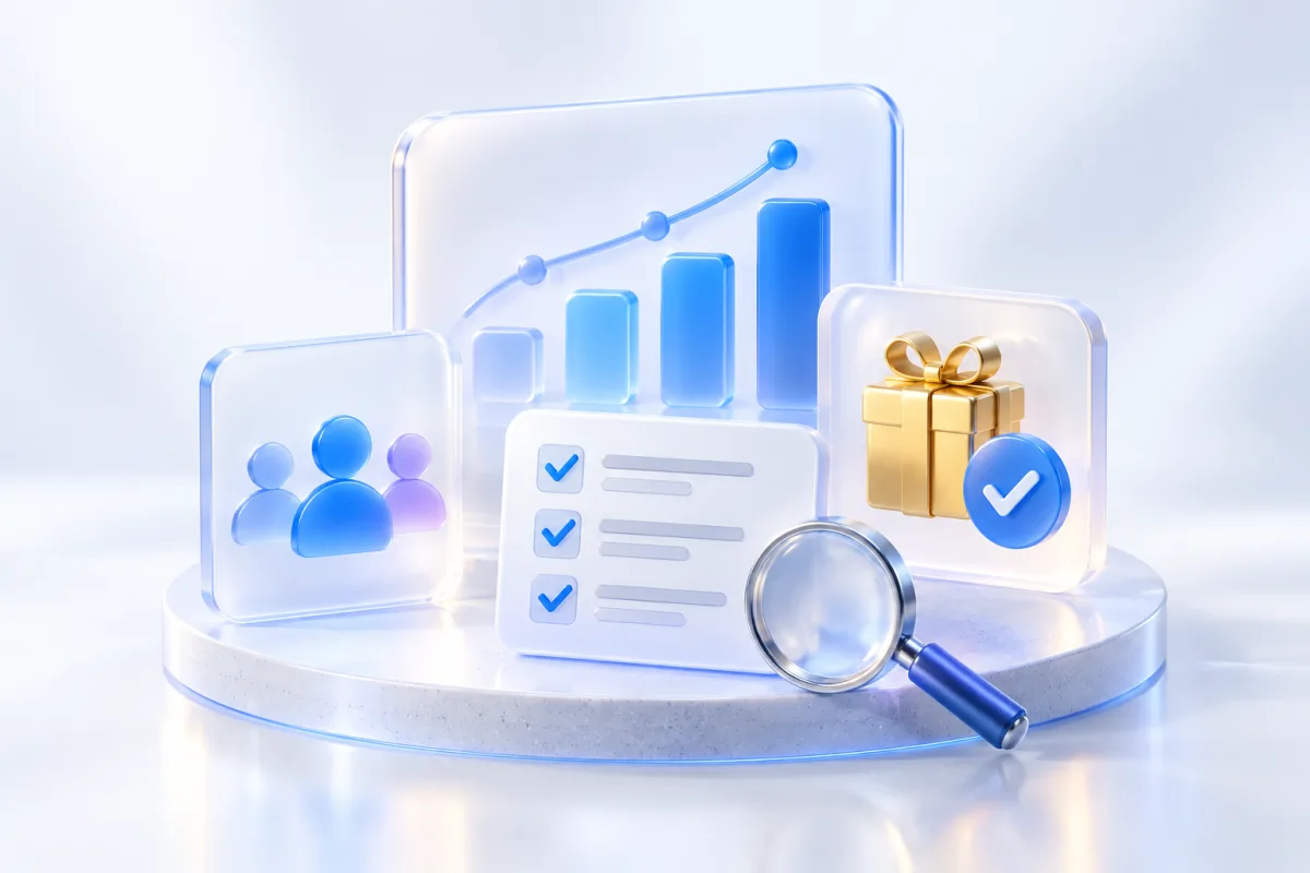 Campaign participation, reward and performance data being reviewed