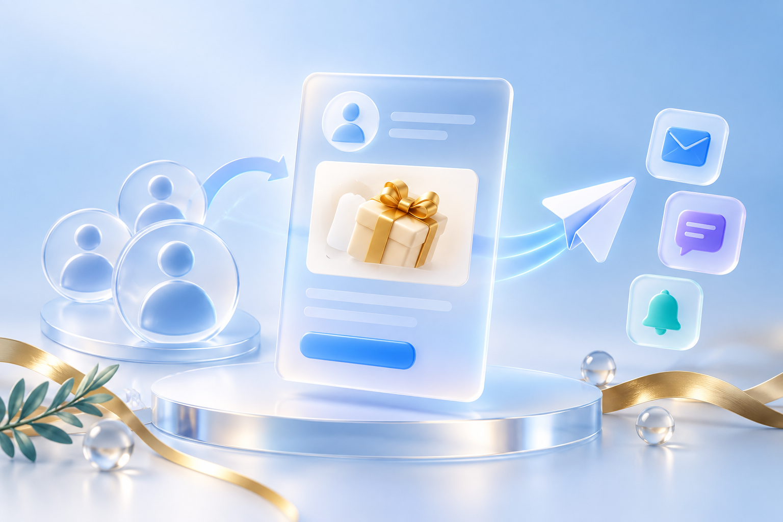 Create and send the experience